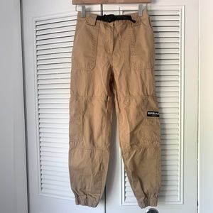 Bershka Cargo Joggers, Size 4